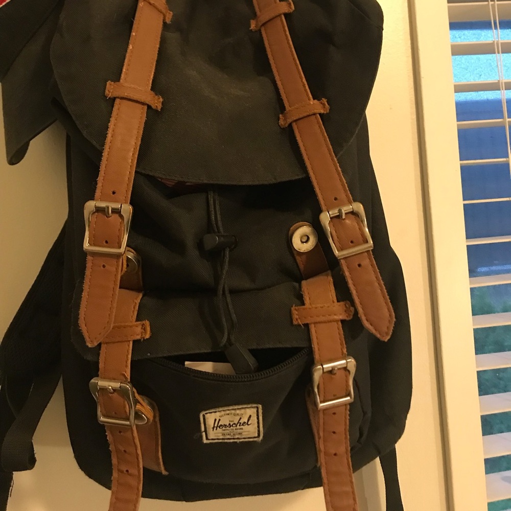 Herschel black backpack